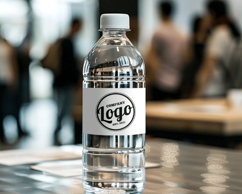 How to Design Water Bottle Labels with Your Company’s Logo